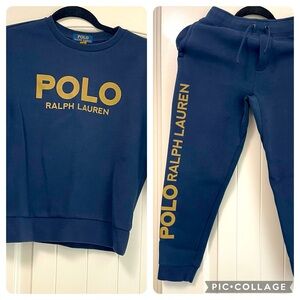 Polo Ralph Lauren boys sweatsuit set size 10-12